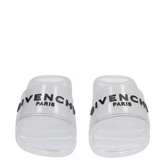 Givenchy Slides Sandals Transparent Clear Rubber - Picture 9 of 12